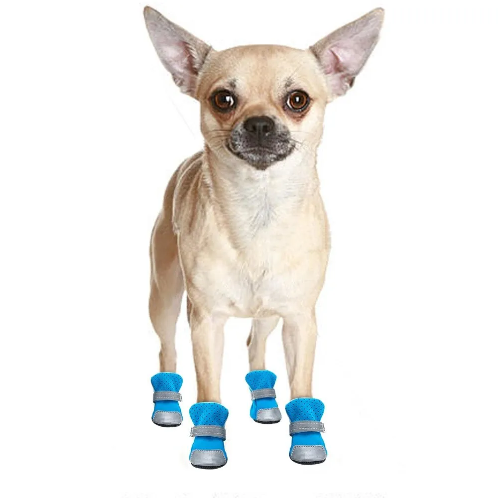 Winter Anti-Slip Boots for Small and Medium Dogs - 4Pcs Set