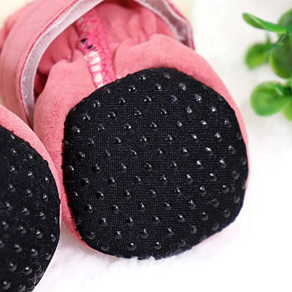 Winter Anti-Slip Boots for Small and Medium Dogs - 4Pcs Set