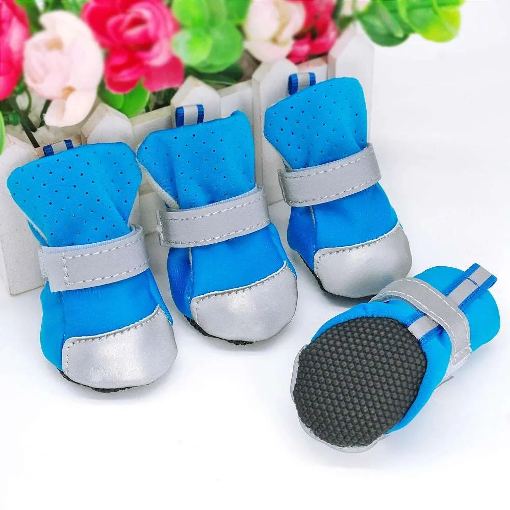 Winter Anti-Slip Boots for Small and Medium Dogs - 4Pcs Set
