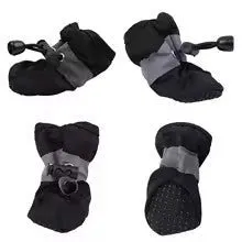 Winter Anti-Slip Boots for Small and Medium Dogs - 4Pcs Set
