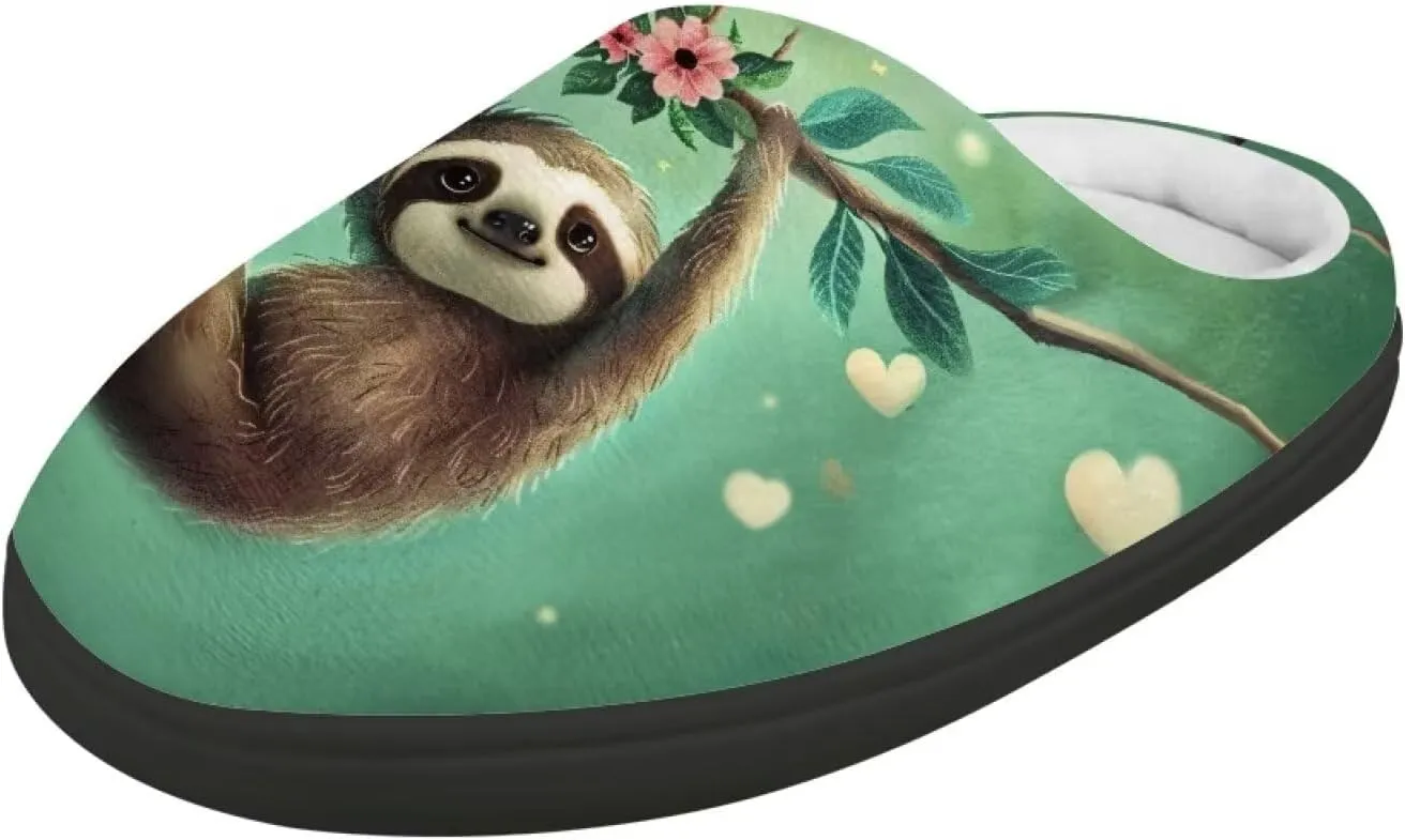 Winter Fuzzy Slippers for Kids, Soft Comfy House Slippers for Bedroom, Closed Toe Anti-Skid Scuff Slippers