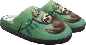 Winter Fuzzy Slippers for Kids, Soft Comfy House Slippers for Bedroom, Closed Toe Anti-Skid Scuff Slippers