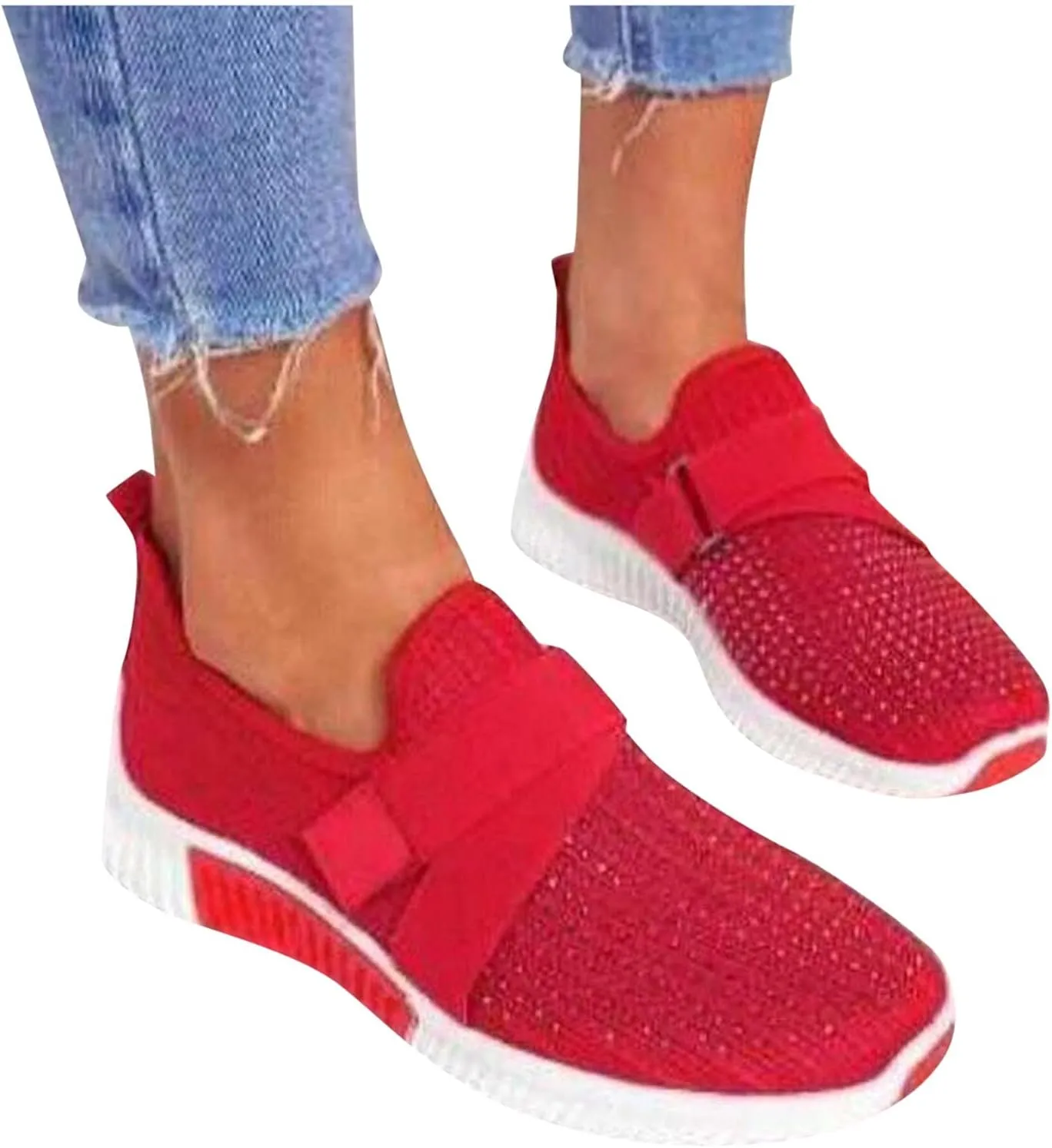 Womans Shoes Casual Breathable Tennis Shoes Work Shopping Travel Womens High Tops Breathable Mesh Walking Sneakers