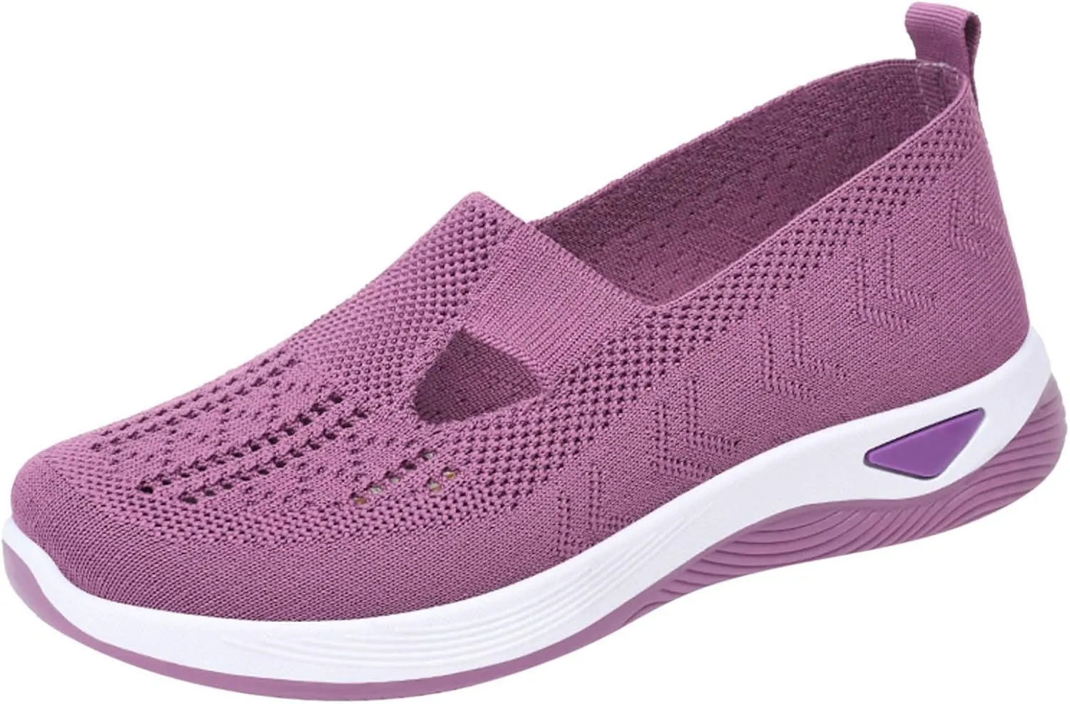 Women Casual Slip On Shoes Comfortable Walking Sneakers Lightweight Canvas Flats Non Slip Breathable Loafers