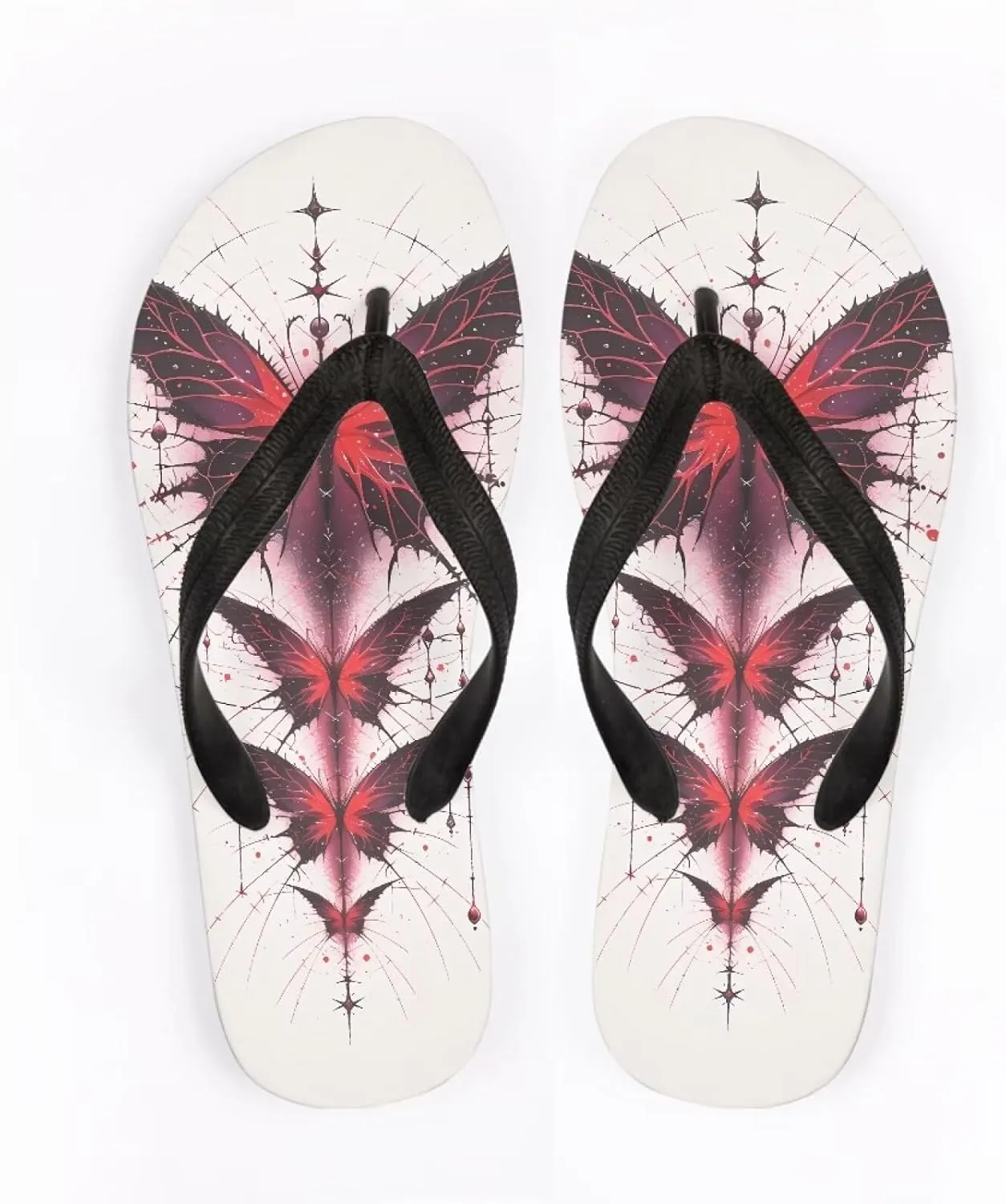 Women Skull Flip Flop Sandal, Animal Floral Classic Men's Thong Sandals Bathroom Soft Comfort Fit Unisex