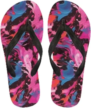 Women Skull Flip Flop Sandal, Animal Floral Classic Men's Thong Sandals Bathroom Soft Comfort Fit Unisex
