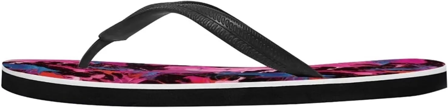 Women Skull Flip Flop Sandal, Animal Floral Classic Men's Thong Sandals Bathroom Soft Comfort Fit Unisex