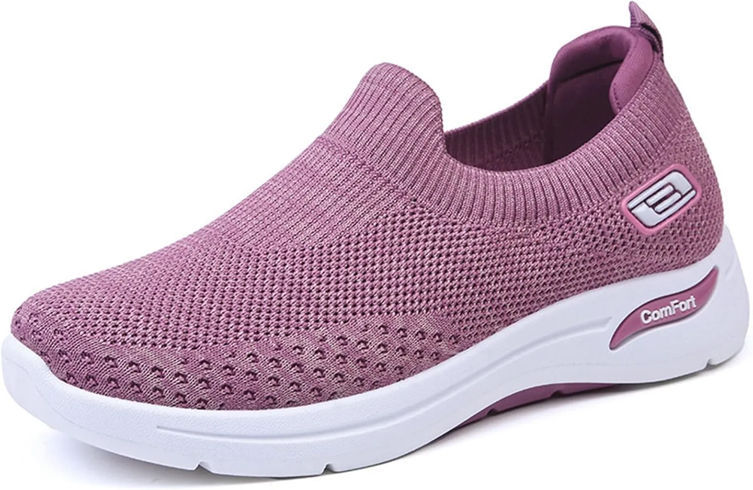Women Slip On Walking Shoes Orthopedic Sneakers Mesh Casual Non Slip Low Top Tennis Shoes Arch Support Memory Foam Shoe Lightweight Comfort Workout Casual Non Slip Sneakers