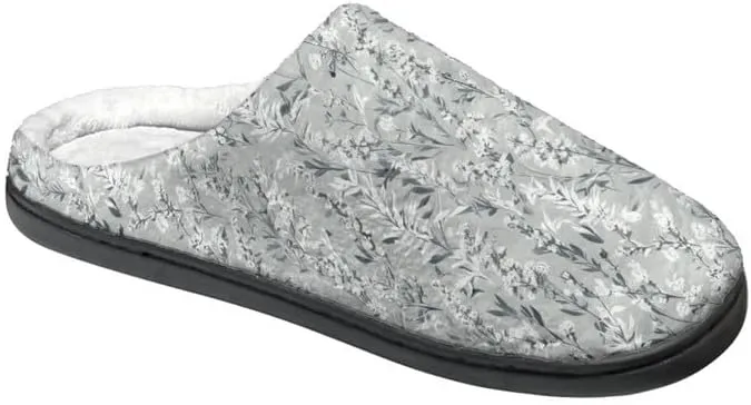 Womens Aztec Cozy&Warm Printed Slipper with Daisy Tiger Grippers Cozy and Fun House Slippers for Women