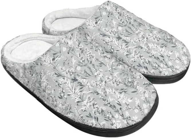 Womens Aztec Cozy&Warm Printed Slipper with Daisy Tiger Grippers Cozy and Fun House Slippers for Women
