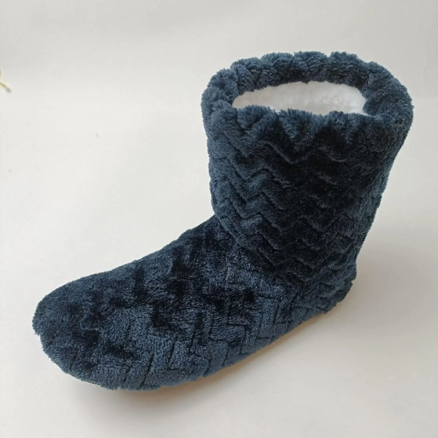 Womens Bootie Slippers Comfy Faux Furry Breathable Cozy Plush Bedroom Slippers House Shoes Indoor & Outdoor with Arch Support