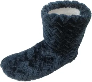 Womens Bootie Slippers Comfy Faux Furry Breathable Cozy Plush Bedroom Slippers House Shoes Indoor & Outdoor with Arch Support