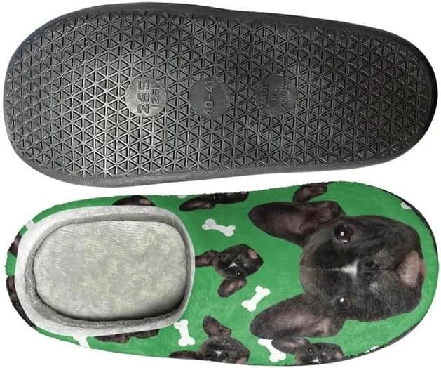 Women's Butterfly Comfy Slipper Anti Slip Hawaii Mandala Plush Bedroom Shoes Winter Warm Non-Slip On House Shoes