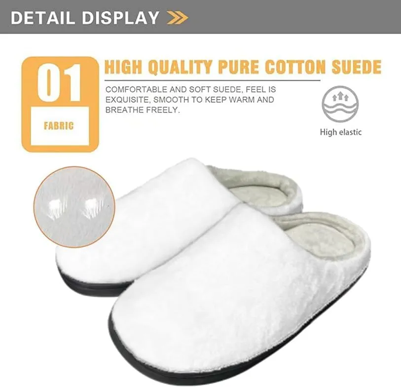 Women's Christmas Comfy Slipper Anti Slip Galaxy Dog Daisy Plush Bedroom Shoes Winter Warm Non-Slip On House Shoes
