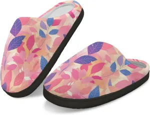 Womens Hawaii Cozy&Warm Printed Slipper with Halloween Cow Spot Grippers Cozy and Fun House Slippers for Women
