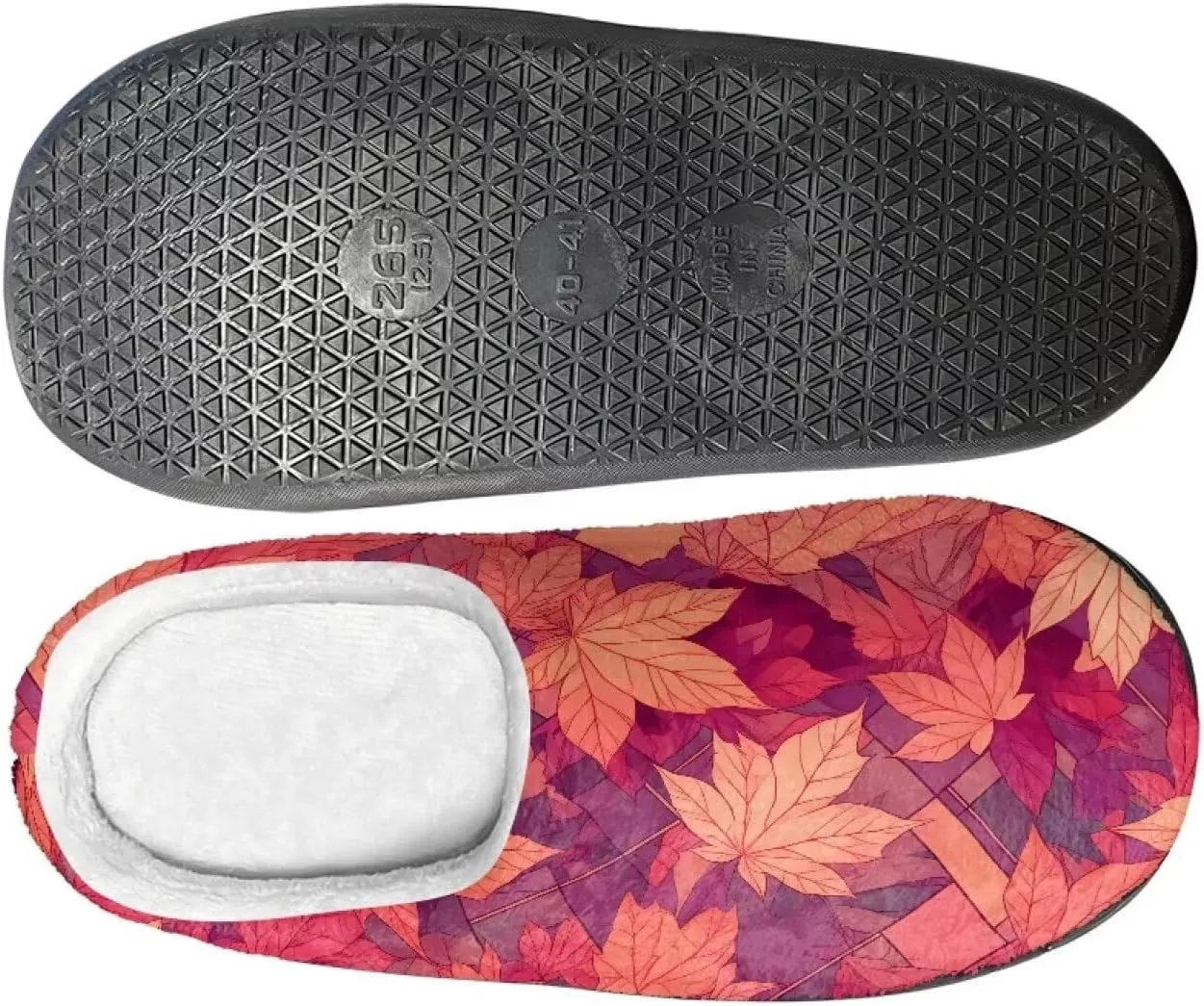 Womens Hawaii Cozy&Warm Printed Slipper with Halloween Cow Spot Grippers Cozy and Fun House Slippers for Women