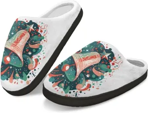 Womens Hawaii Cozy&Warm Printed Slipper with Halloween Cow Spot Grippers Cozy and Fun House Slippers for Women