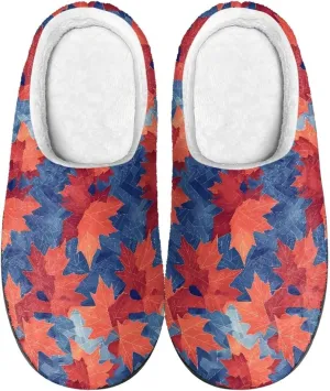 Womens Ladybug Cozy&Warm Printed Slipper with Dog Geometry Grippers Cozy and Fun House Slippers for Women