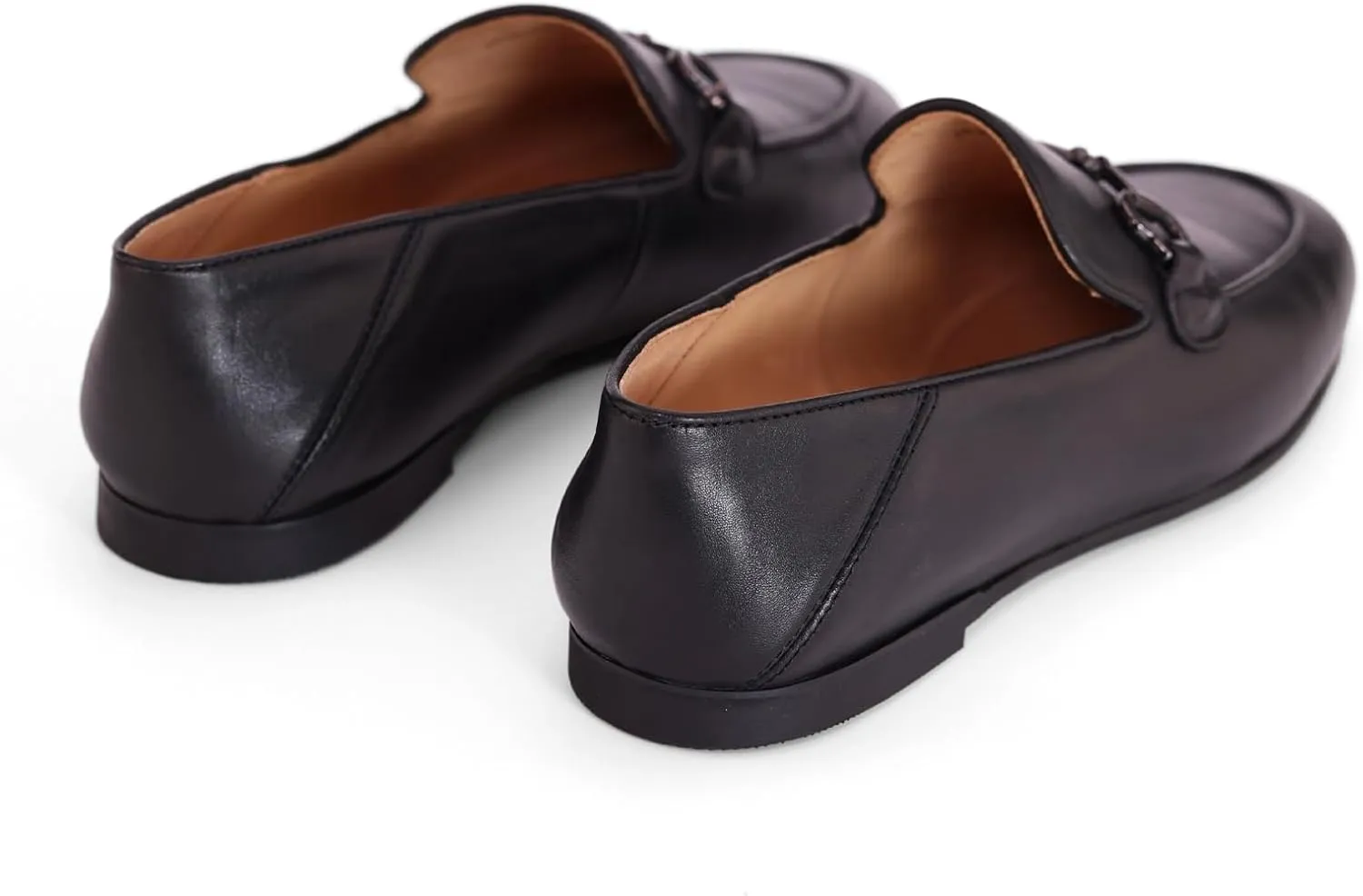 Women's Leather Loafer,Casual Ballet Loafers Shoes,Sleek Loafers Slip on Shoes for Women,Soft Comfort Ballerina Flat Shoes for Ladies