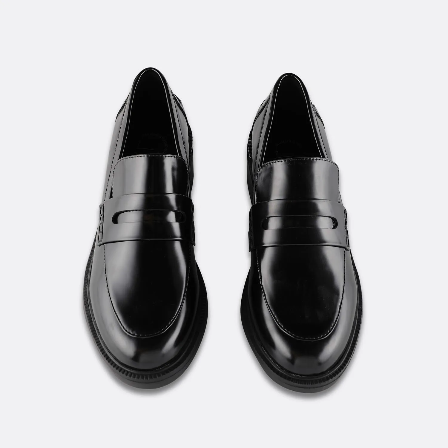 Women’s Loafers Shoes Leather Chunky Penny Loafers for Women Dressy Platform Casual Business Shoes