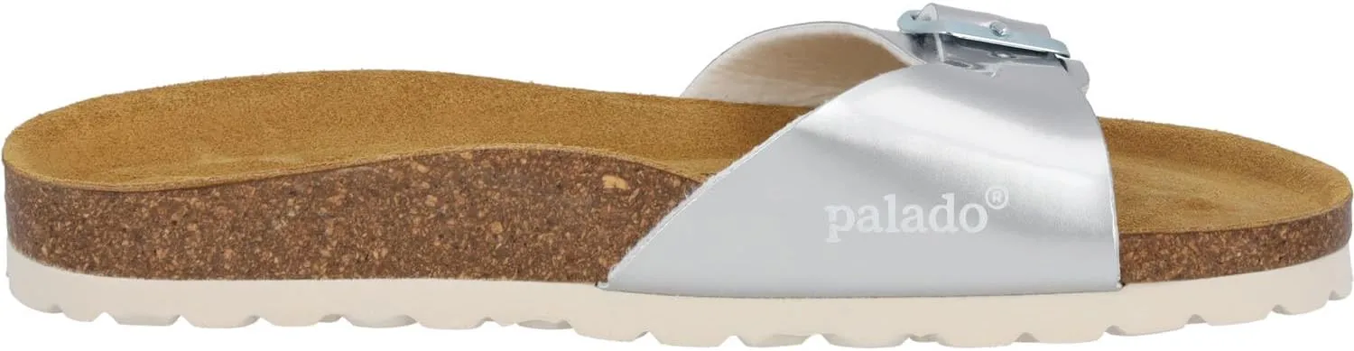 Women's Malta Mules - Extra Comfortable Sandals - Fashionable Slippers with Natural Cork - Made in EU - Sandals with Sole Made of the Finest Natural Leather