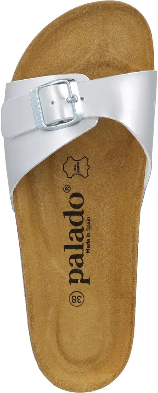 Women's Malta Mules - Extra Comfortable Sandals - Fashionable Slippers with Natural Cork - Made in EU - Sandals with Sole Made of the Finest Natural Leather