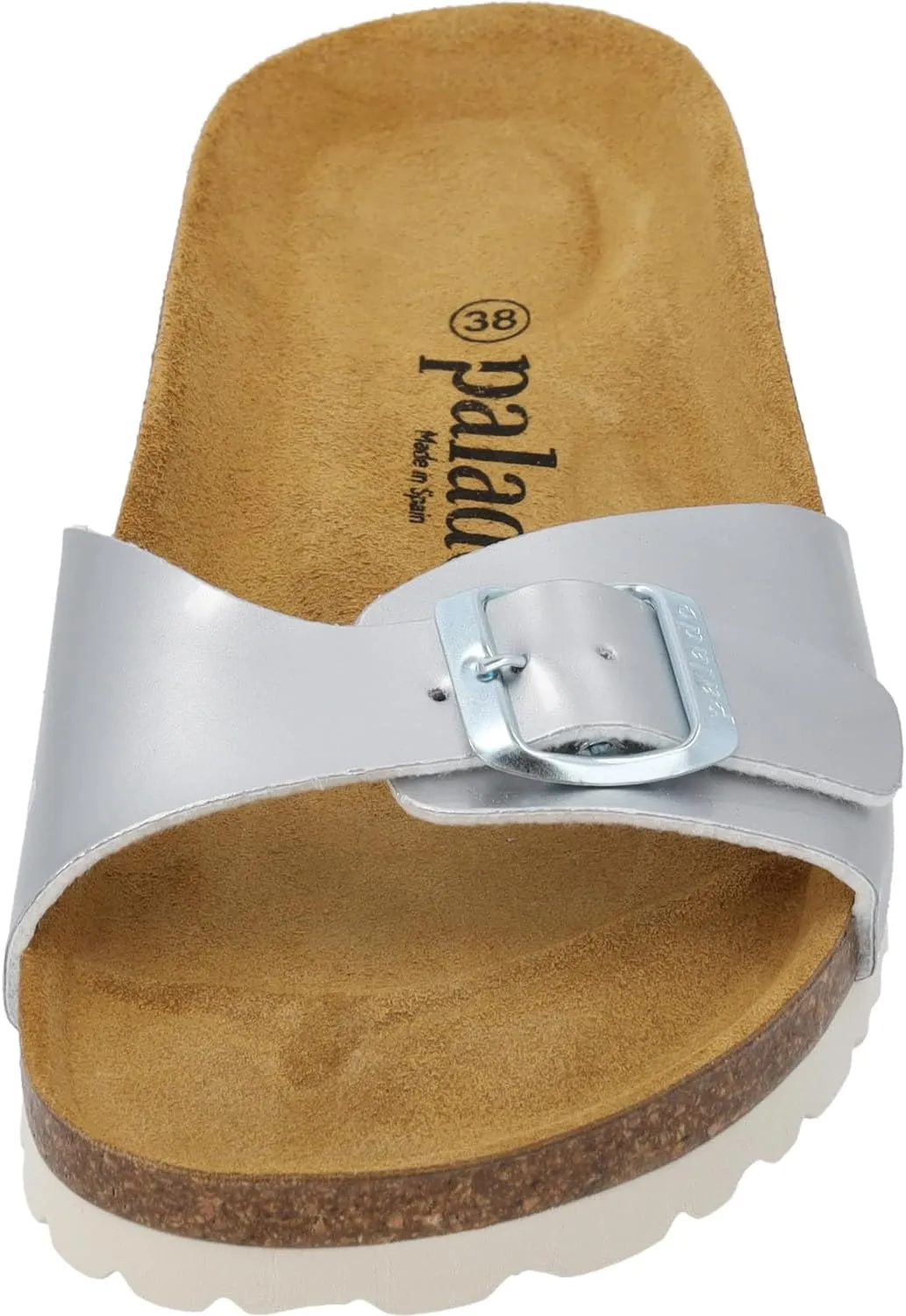 Women's Malta Mules - Extra Comfortable Sandals - Fashionable Slippers with Natural Cork - Made in EU - Sandals with Sole Made of the Finest Natural Leather
