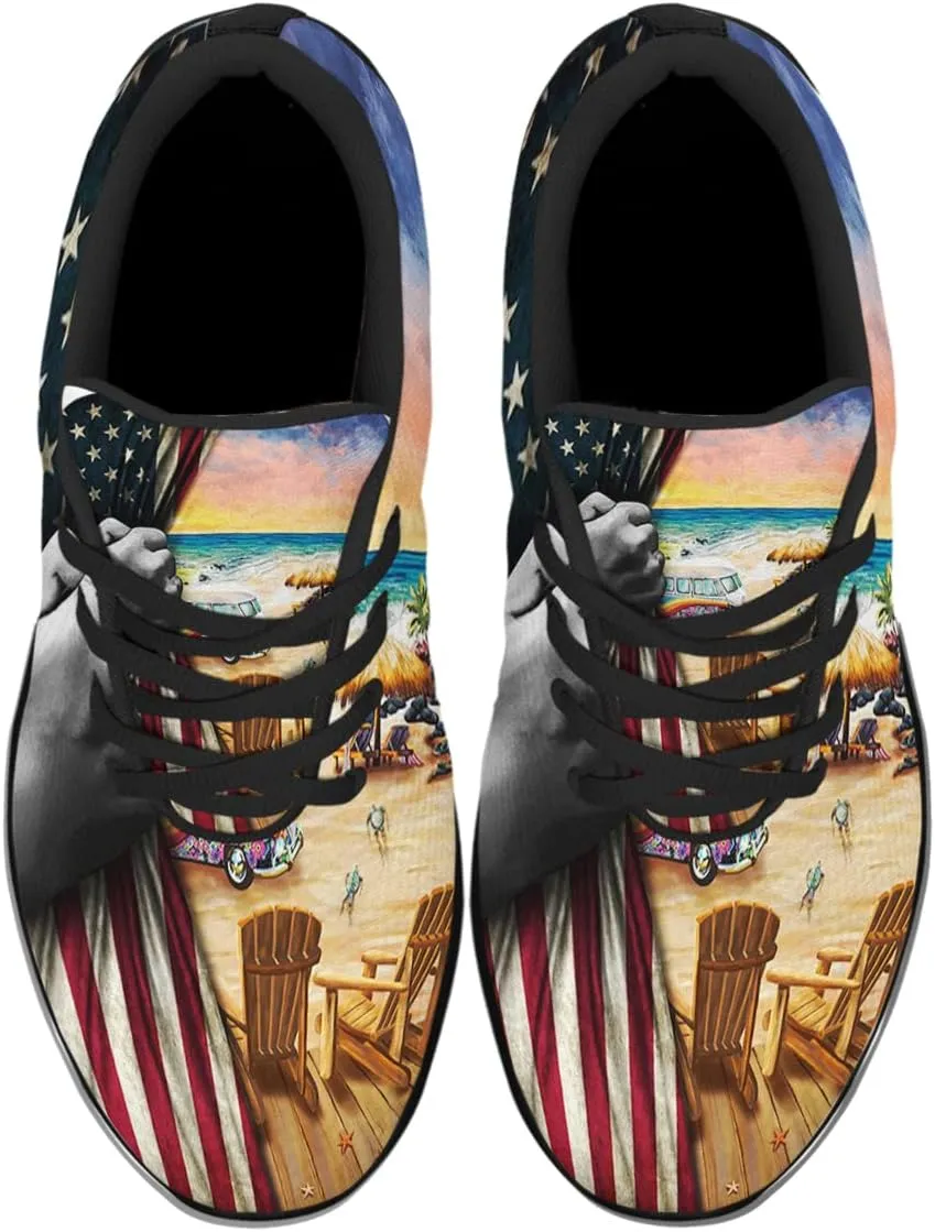 Women's Men's Walking Tennis Shoes Lightweight Running Shoes Outdoor Fashion Sneaker
