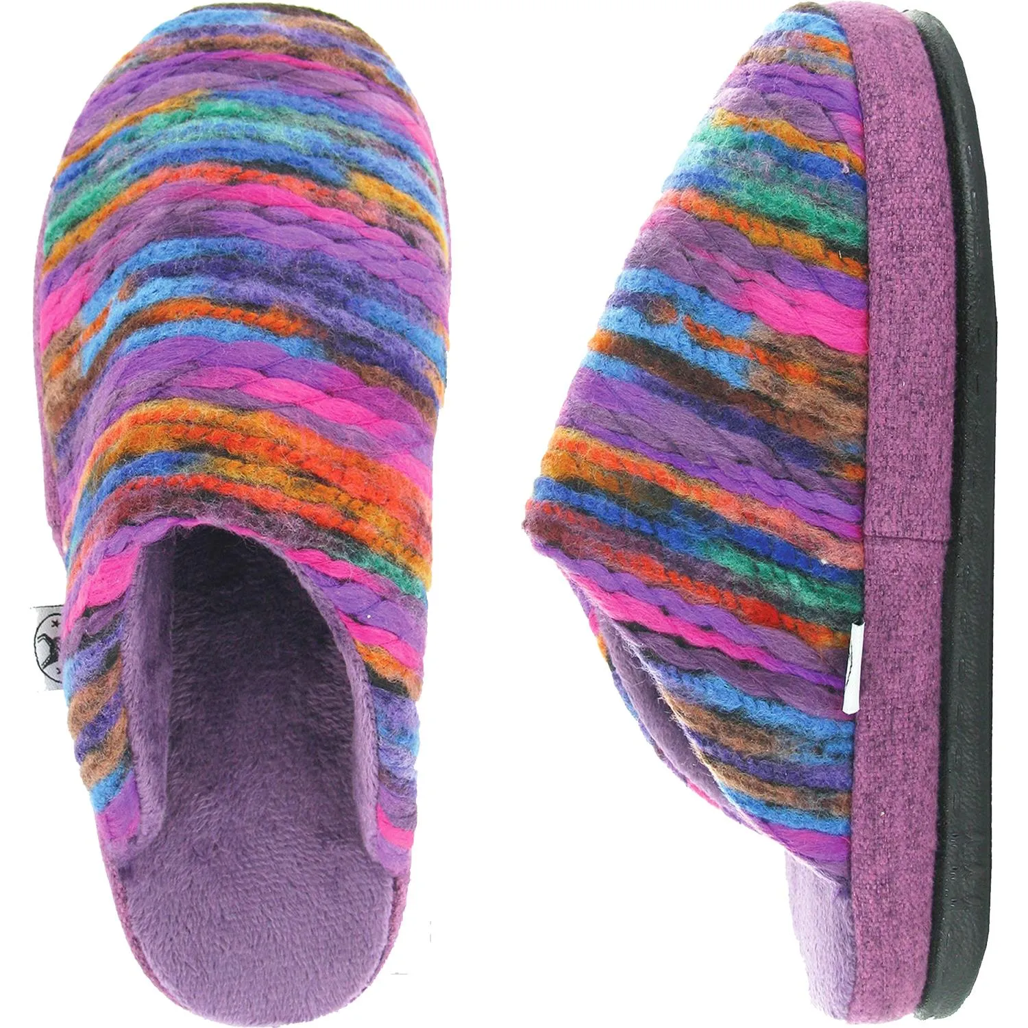 Women's Naot Recline Purple Fabric