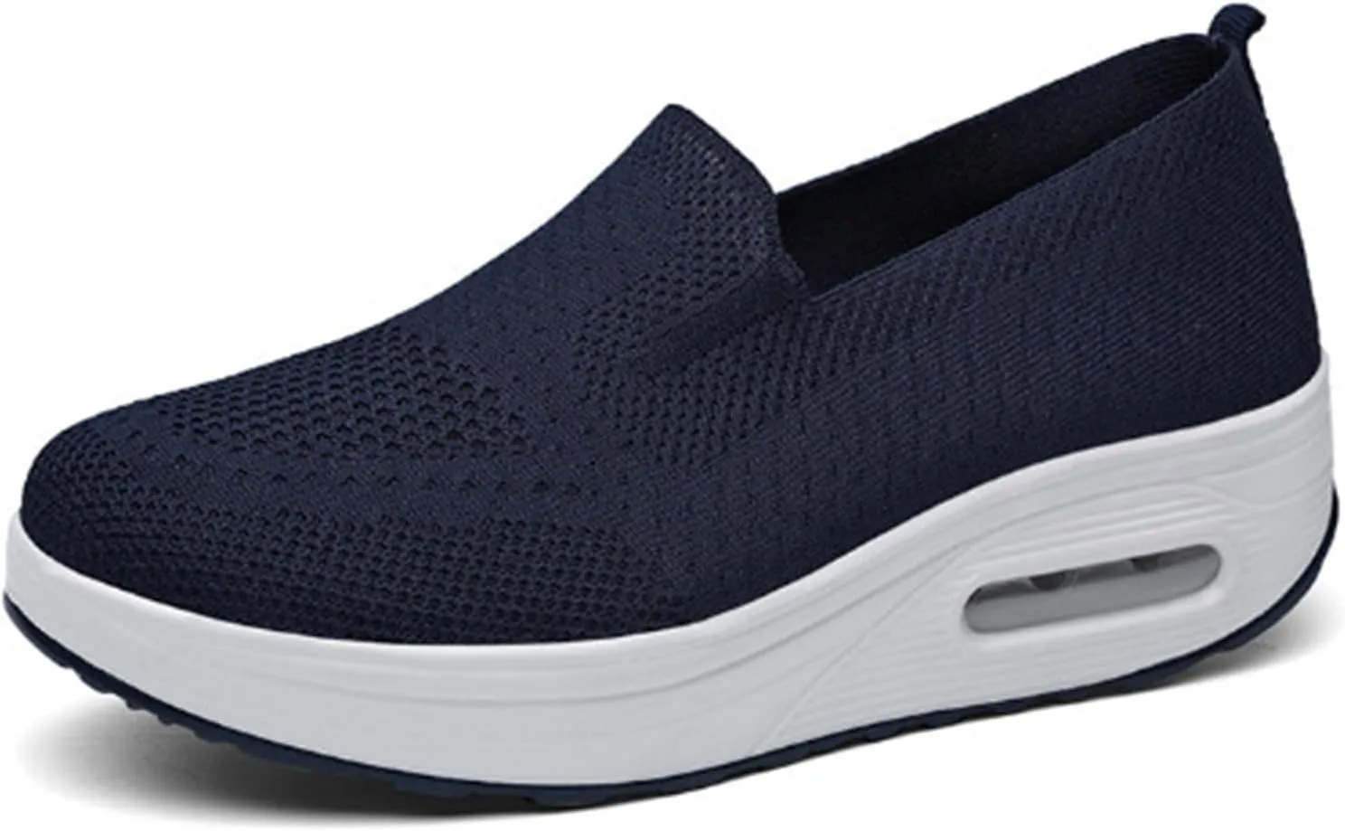 Women's Orthopedic Sneakers Diabetic Casual Walking Wide Shoes Air Cushion Slip on Shoe Breathable Jogging Running Tennis Shoes Mesh Arch Support Lightweight Soft Sneakers