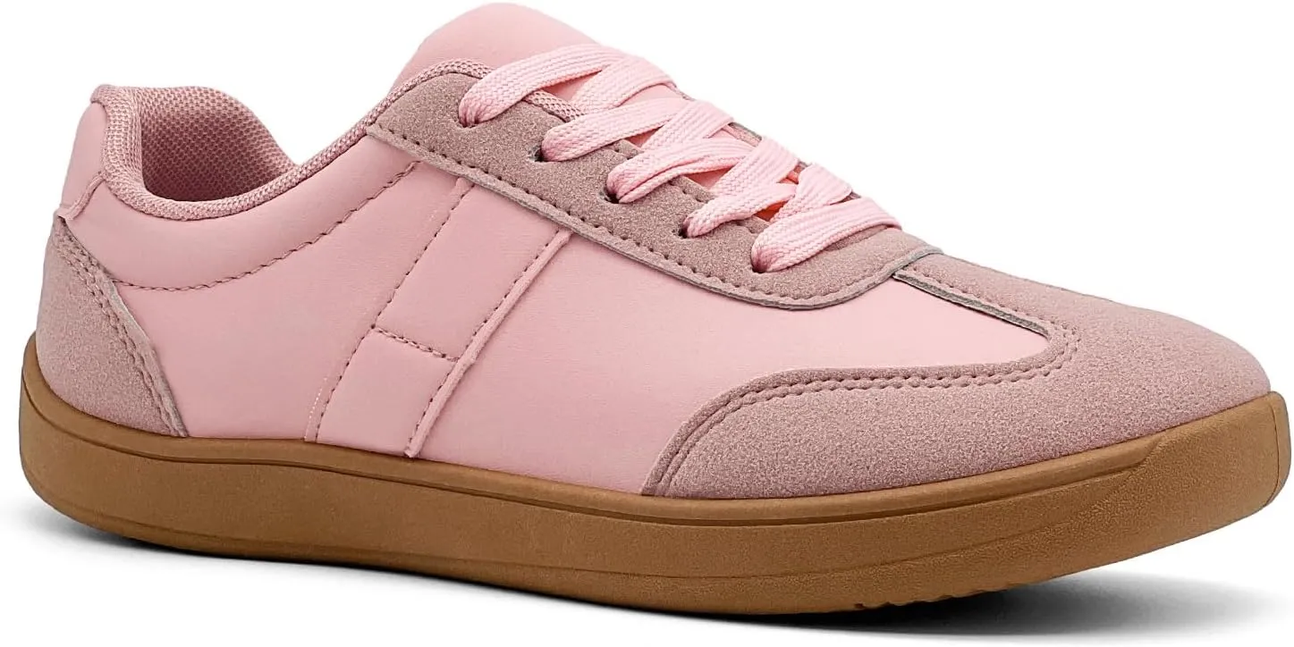 Women's Retro Low Top Sneakers Fashion Trainning Sneakers Casual Walking Shoes for Women/Men Gum Sole Walking Footwear Non Slip Trainers