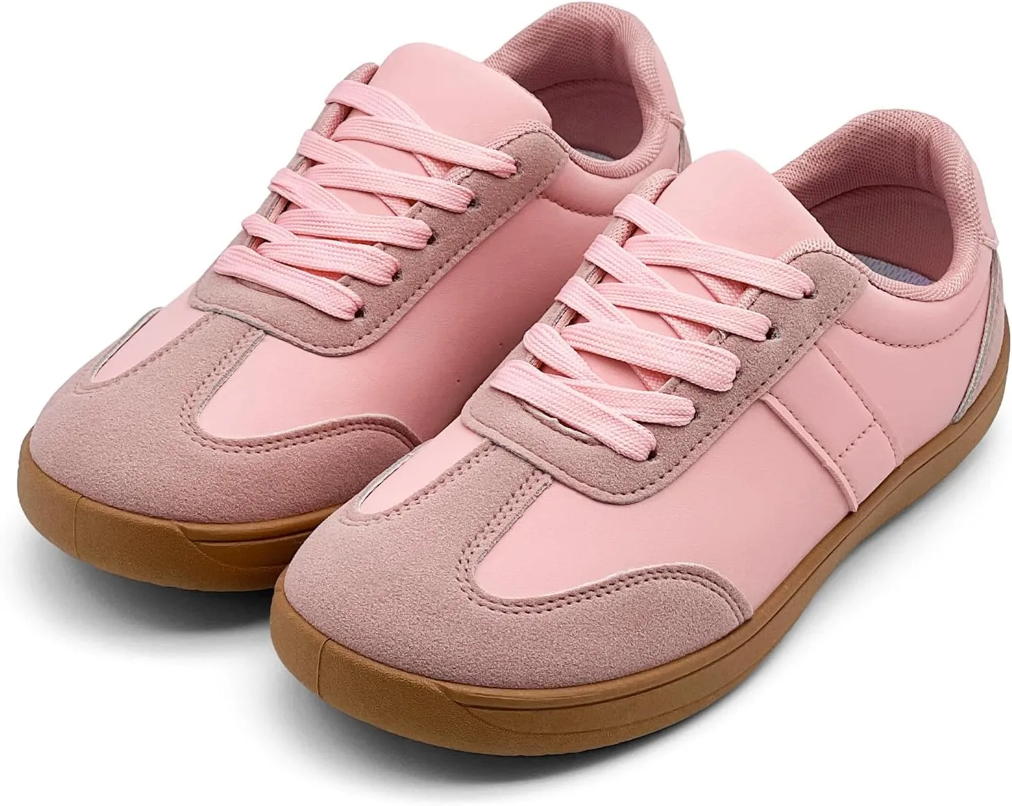 Women's Retro Low Top Sneakers Fashion Trainning Sneakers Casual Walking Shoes for Women/Men Gum Sole Walking Footwear Non Slip Trainers