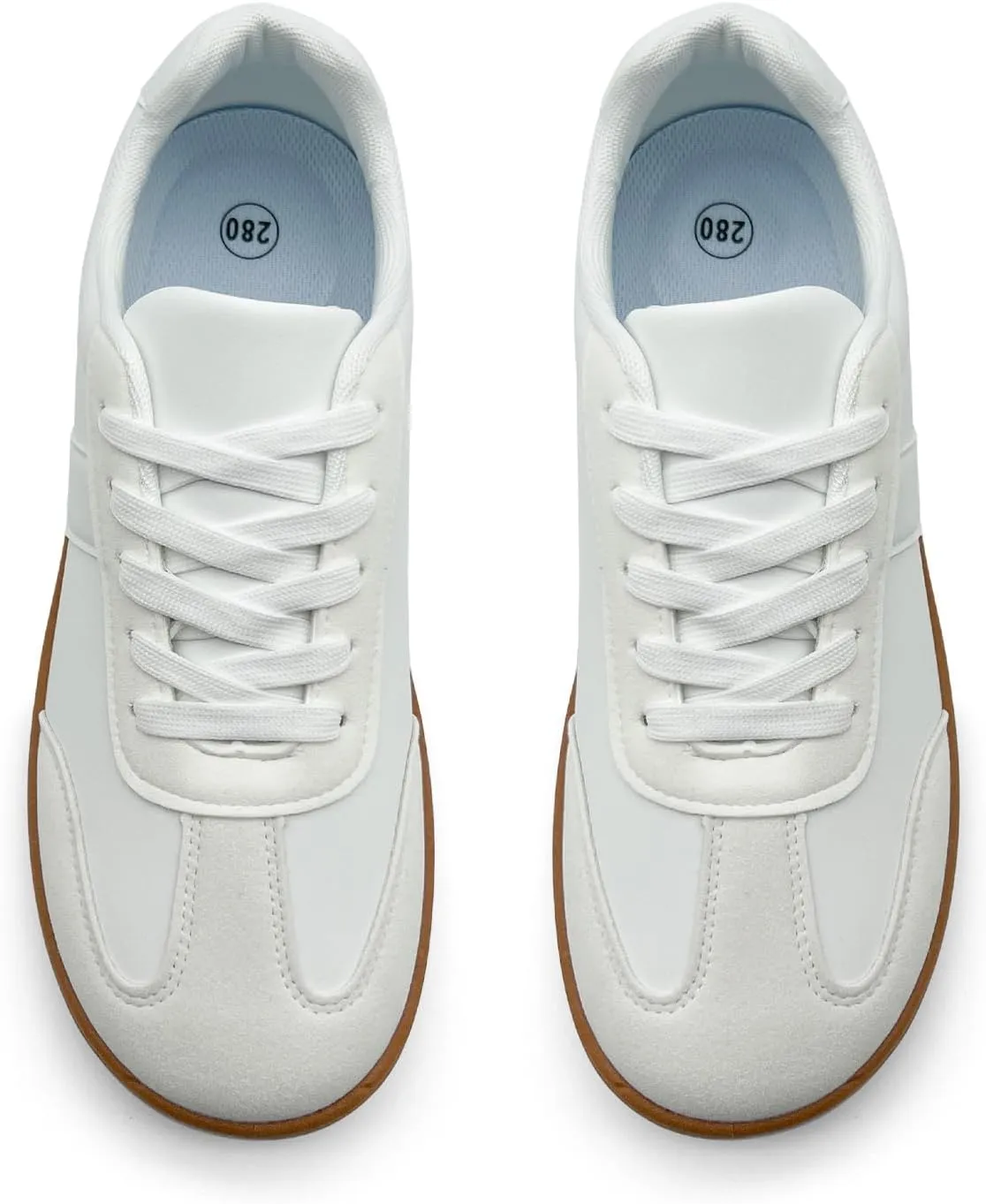 Women's Retro Low Top Sneakers Fashion Trainning Sneakers Casual Walking Shoes for Women/Men Gum Sole Walking Footwear Non Slip Trainers