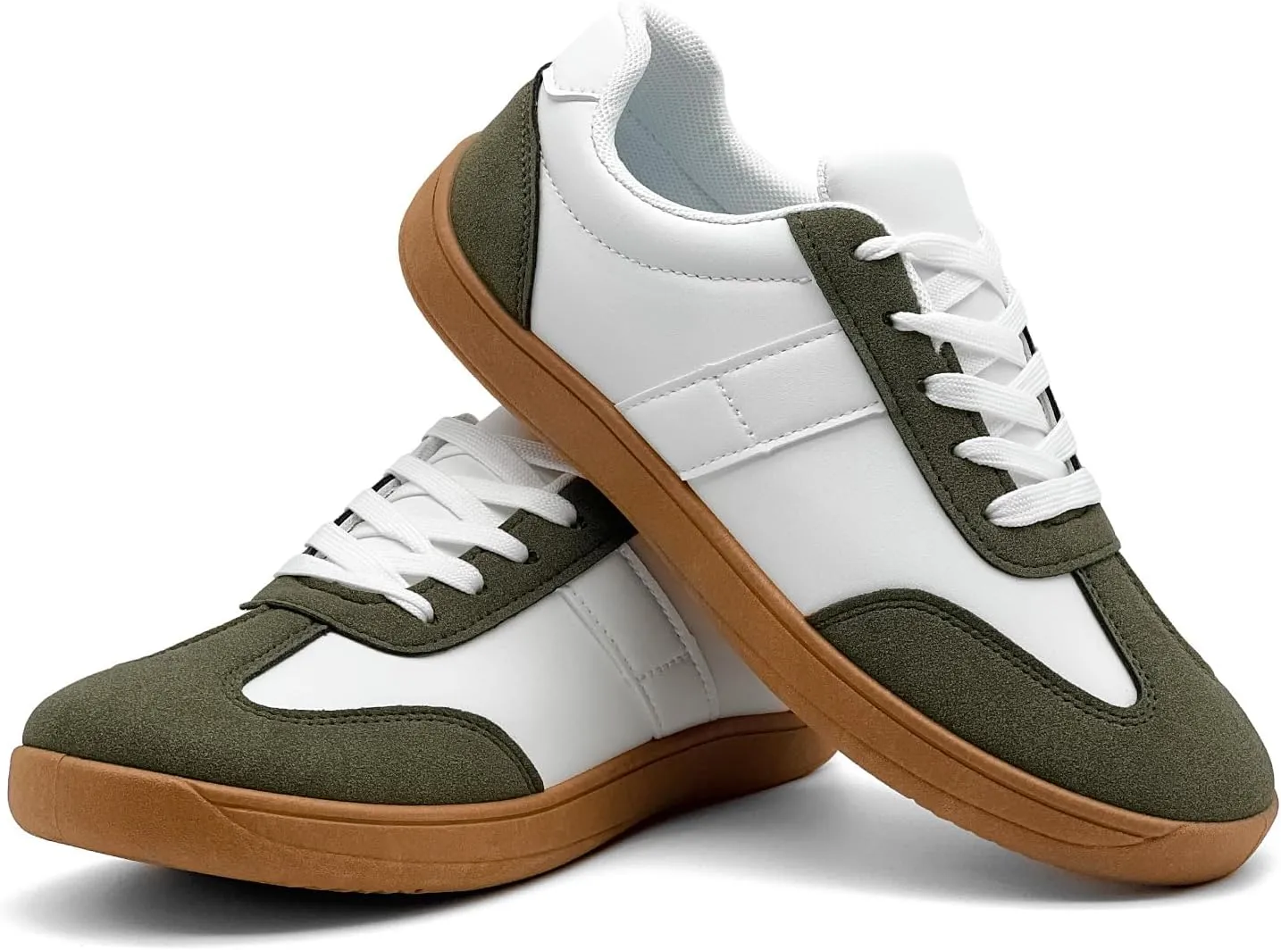 Women's Retro Low Top Sneakers Fashion Trainning Sneakers Casual Walking Shoes for Women/Men Gum Sole Walking Footwear Non Slip Trainers