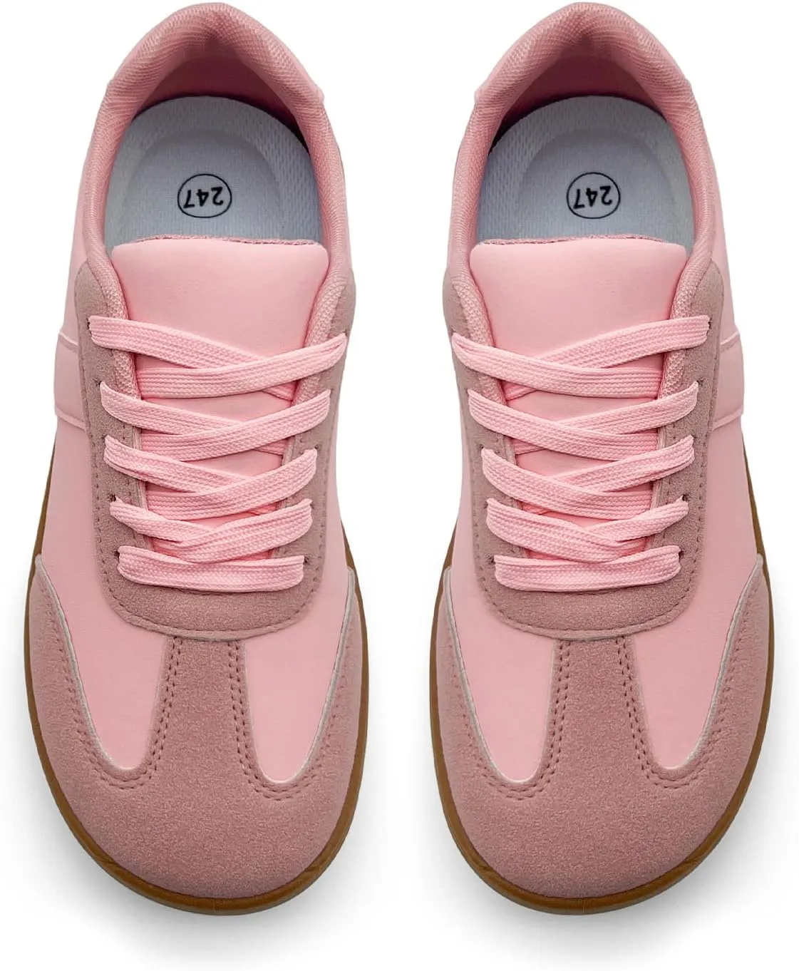 Women's Retro Low Top Sneakers Fashion Trainning Sneakers Casual Walking Shoes for Women/Men Gum Sole Walking Footwear Non Slip Trainers
