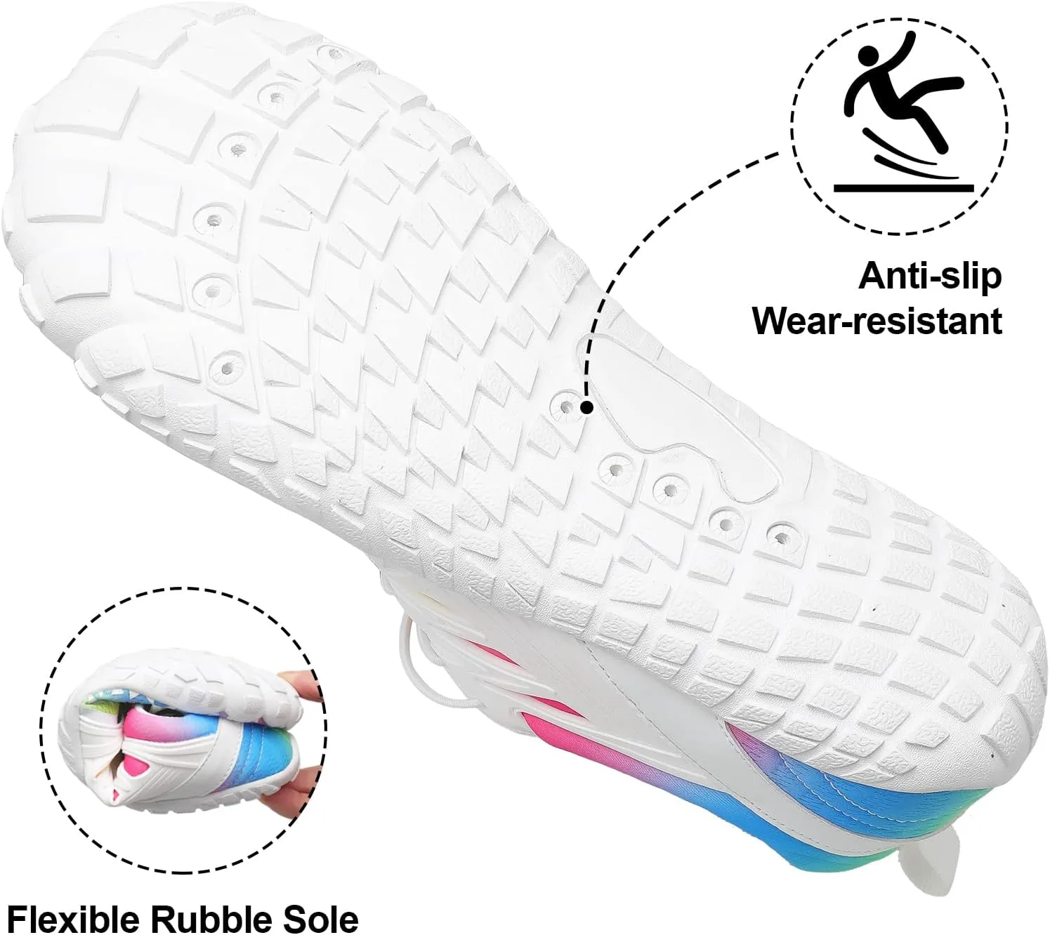 XIHALOOK Athletic Hiking Water Shoes Womens Mens Quick Dry Barefoot for Beach Walking Kayaking Surfing Training
