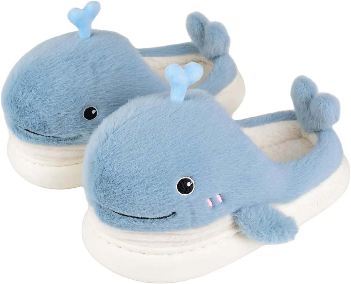 XIXITIAO Fuzzy Slippers,Cute Slippers for Women Men,Kawaii Cartoon Animal Slippers Plush House Shoes,Womens Slides for Indoor pantuflas para de mujer