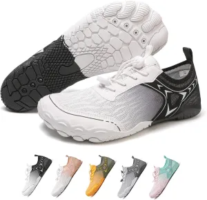 XNIRON Hike Barefoot Shoes for Womens Men,Quick Dry Water Shoes,Beach Pool Aqua Swim Surf Hiking Walking Shoes,Non-Slip Athletic Footwear Wide Toe Water Shoes
