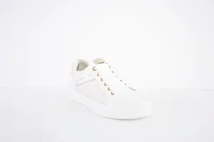 XTI - 44319 FLAT LACED FASHION SHOE - WHITE