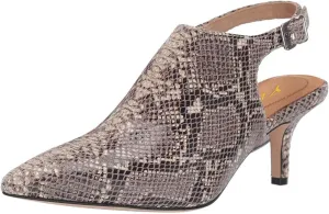 YDN Women Pointed Toe Cone High Heels Slingback Booties Ankle Strap Faux Suede Buckle Party Dress Sandal Size 4-15 US
