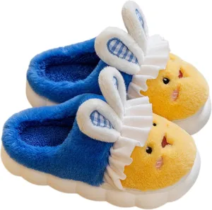 YILANLAN Bunny Slippers for Women Cute Cozy Animal Rabbit Slippers Fuzzy Warm Winter Cotton slipper Indoor House Slippers