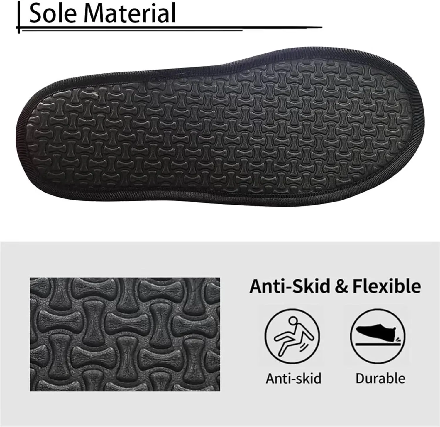 Yzaoxia House Slippers for Women Soft Cozy Winter Slippers Indoor Lightweight Plush Bedroom Slippers