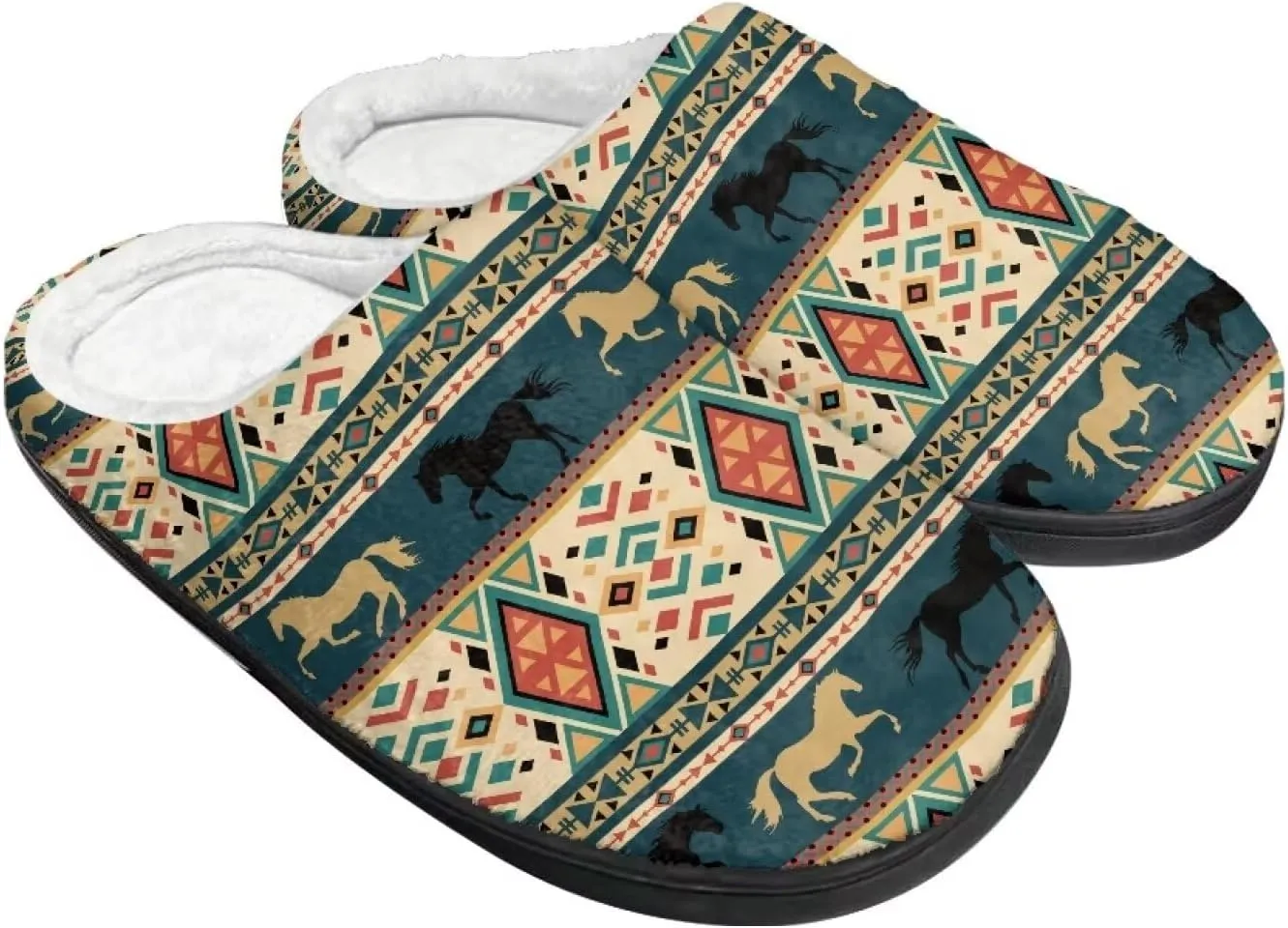 Yzaoxia Slippers for Women Size 5.5-12 Warm Cozy Bedroom Slippers Man Soft Plush House Slippers