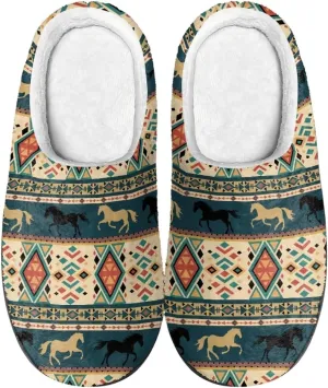 Yzaoxia Slippers for Women Size 5.5-12 Warm Cozy Bedroom Slippers Man Soft Plush House Slippers