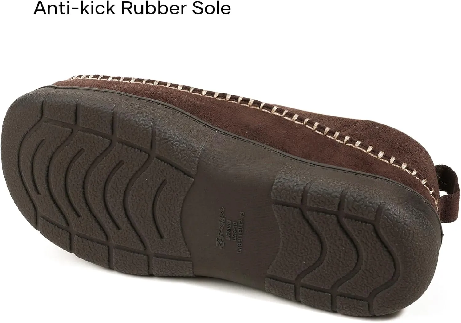 Zizor Men's Doyle Memory Foam Moccasin House Shoes Slippers
