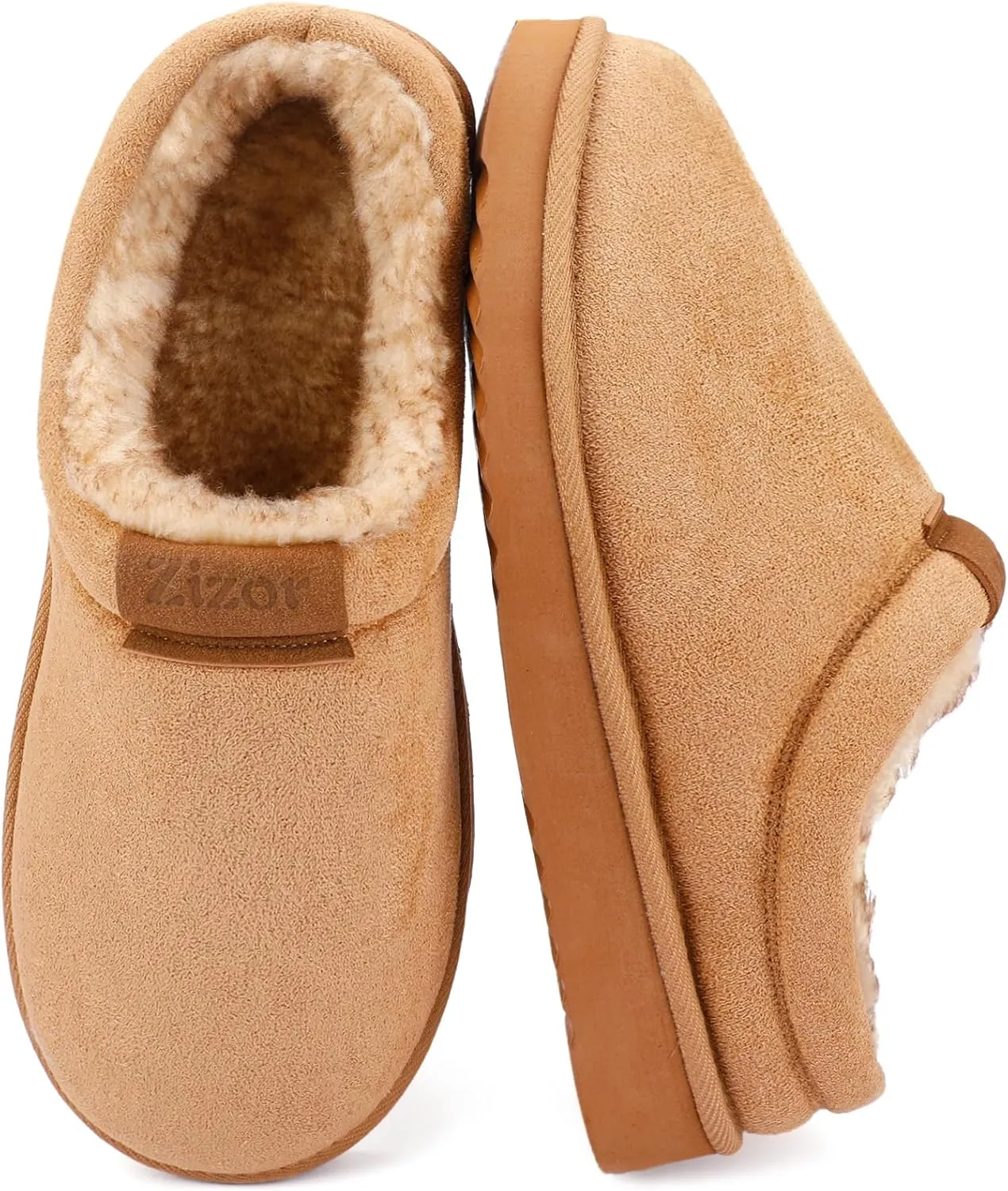 Zizor Men’s Vallarta Plush Suede Clog Slippers