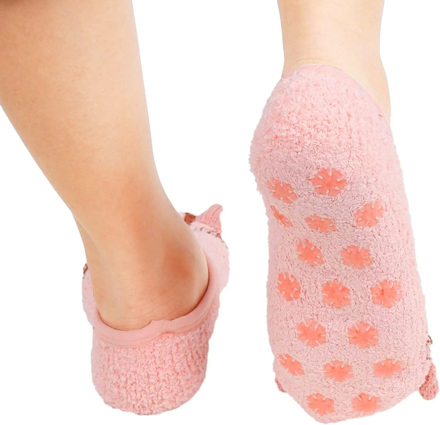 Zmart Fuzzy Anti-Slip Socks for Women Girls Non Slip Slipper Socks with Grippers