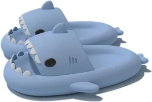 Zureto Shark Slippers, Children's Shark Slippers, Fashionable And Cute, Unisex Indoor And Outdoor EVA Beach Shoes